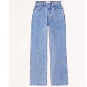Abercrombie Curve Love High Rise 90s Relaxed Jean Size 25